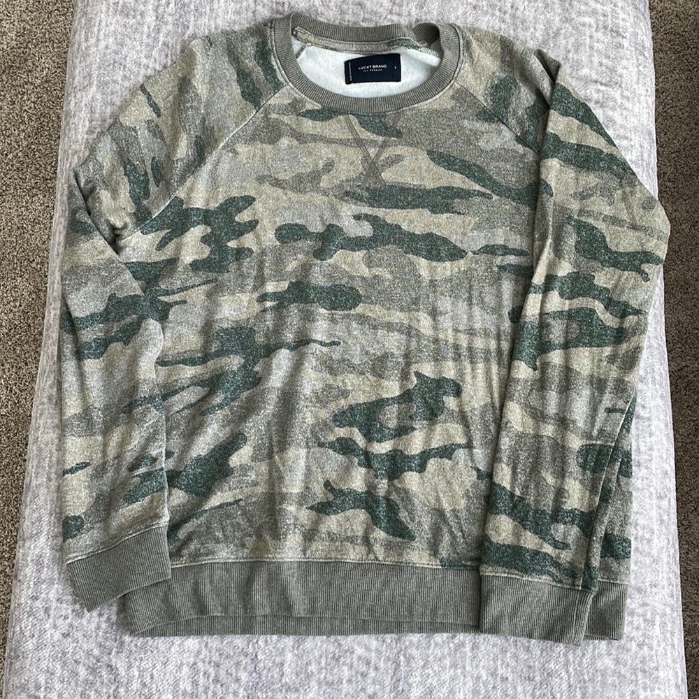 Lucky brand camo top